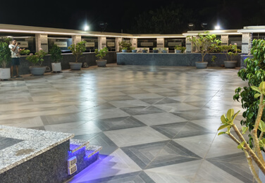 Parking Facility - Jothi Mahal Marriage Hall Trichy Spacious Parking Facility at Jothi Mahal Trichy